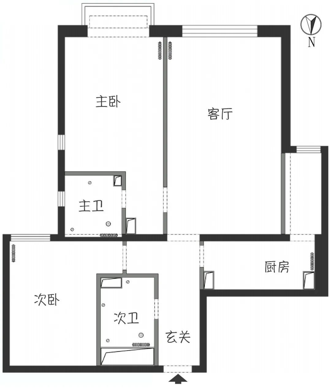 “鸡肋”空间别浪费,一步变身格调小西厨