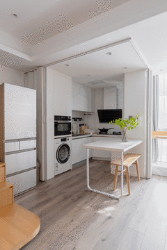 原37m²单身公寓,爆改后住五人!看不腻的蜗居逆袭!