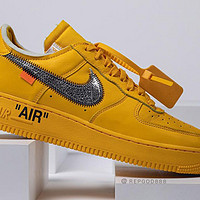 Off-White™ x Nike Air Force 1「University Gold」实物近赏