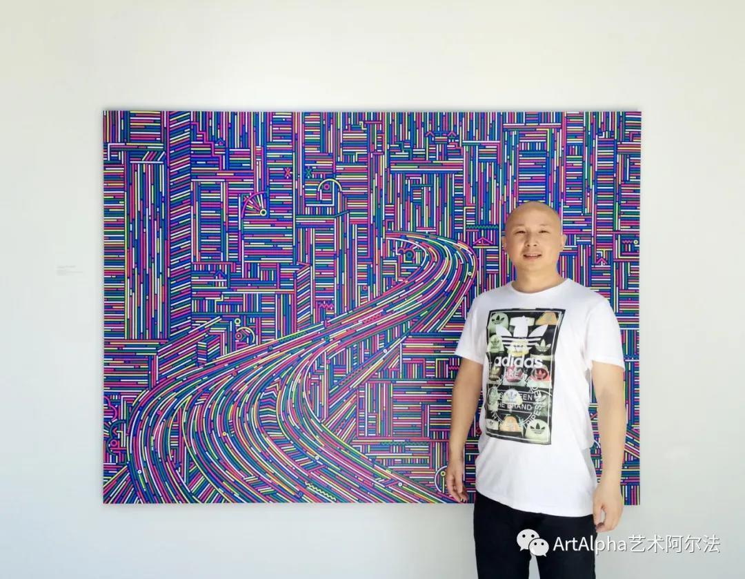 有设计师背景的艺术家 画了十几年的 谷歌 地图 还与劳斯莱斯 耐克跨界合作 陆新建与他的 城市基因 艺术品 什么值得买