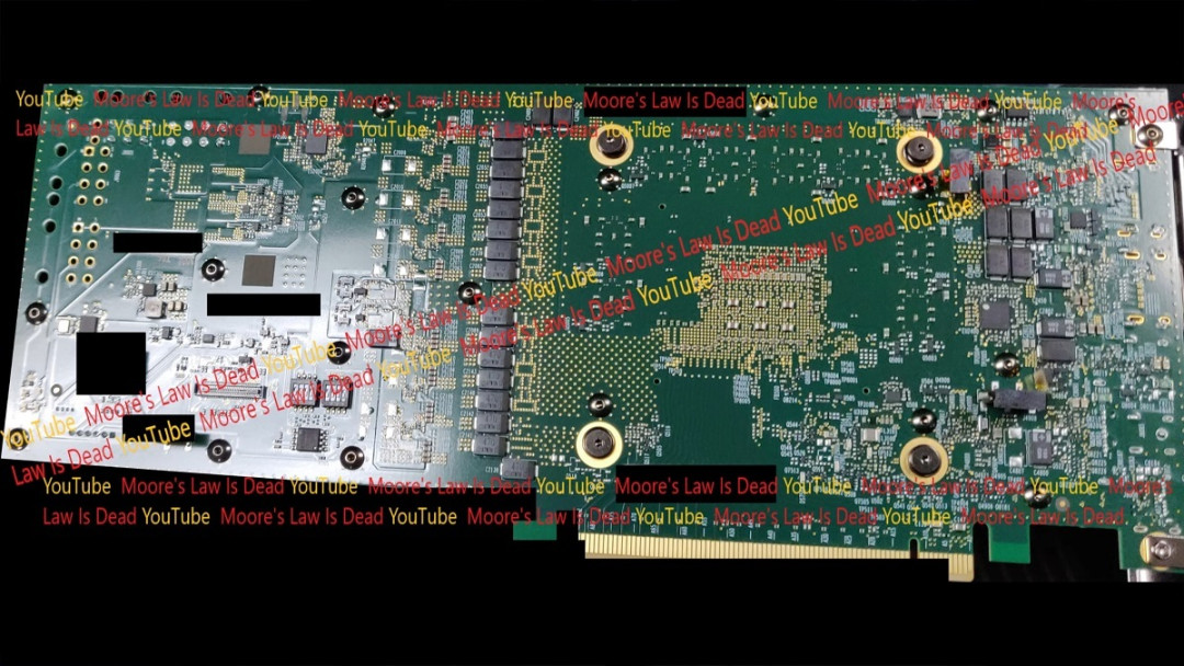 英特尔DG2-512EU显卡工程样品PCB图片放出, 与此前泄露图片的来源一致