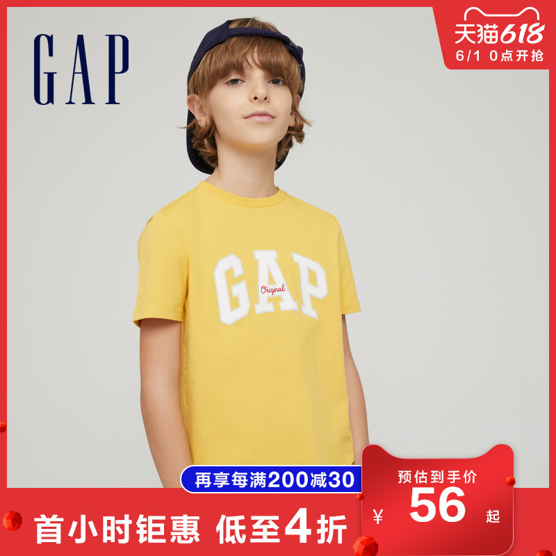 Gap童装T恤特卖清单，百元以下、低至3折，附618详细攻略，290元买600！