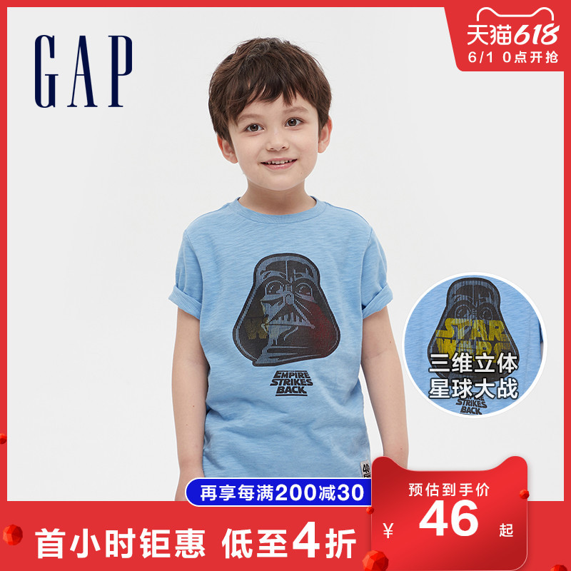 Gap童装T恤特卖清单，百元以下、低至3折，附618详细攻略，290元买600！