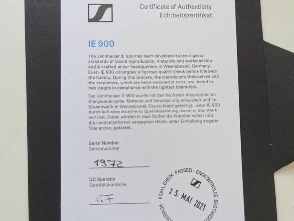 官网渠道刚到的IE900
