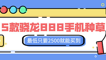 剁手好物推荐 篇四十：5款骁龙888手机种草，最低只要2500就能买到