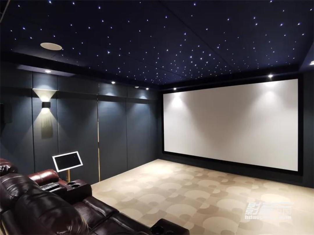 家庭影院案例 武汉万科别墅地下室老影院 改动换面 器材 装修双升级 办公仪器 什么值得买