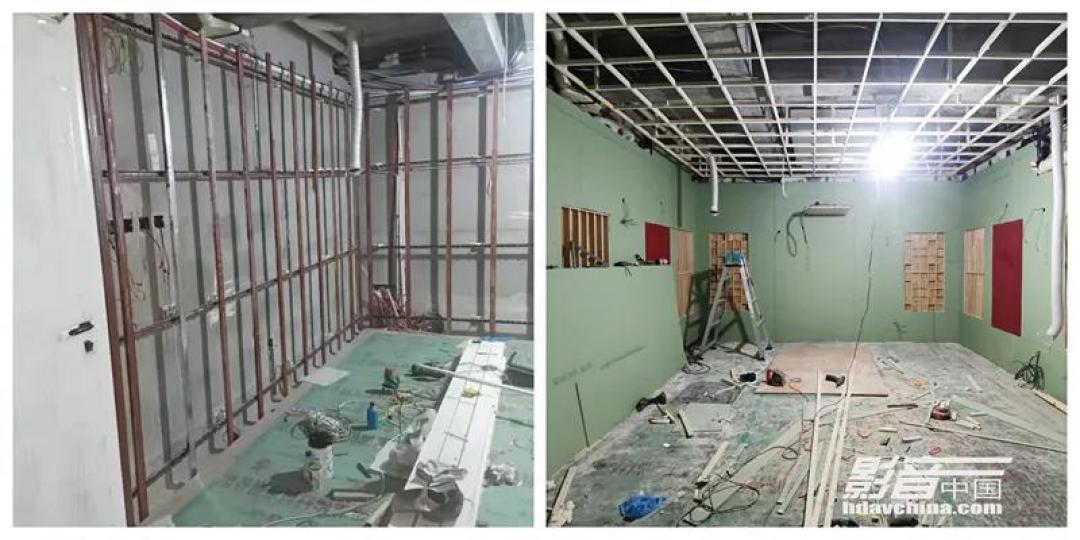 【家庭影院案例】武汉万科别墅地下室老影院:改动换面,器材+装修双升级