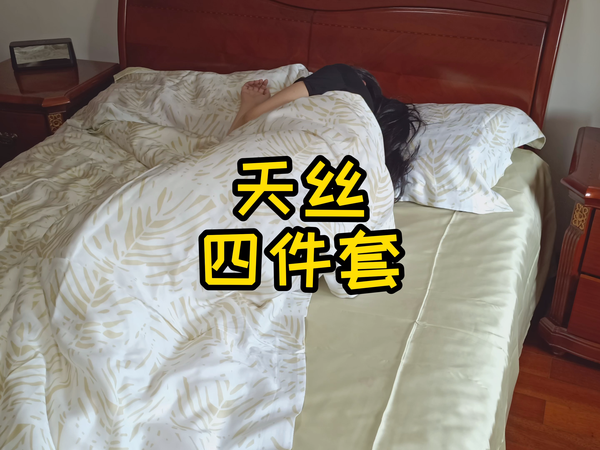 天丝凉感印花床上四件套