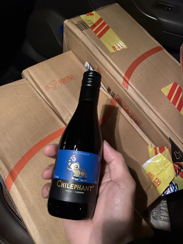 一块钱187ml的智利干红