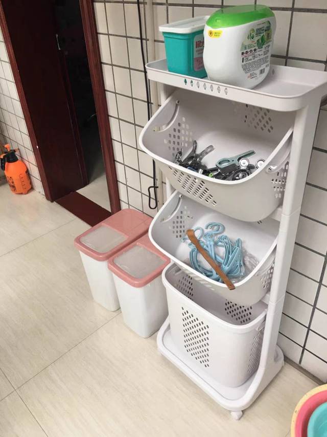 实用分格脏衣篮