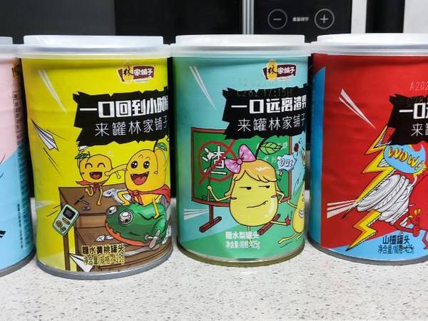 水果罐头，好吃不贪杯。