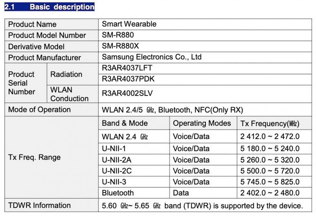 三星Galaxy Watch 4智能手表获FCC认证：支持5W无线充