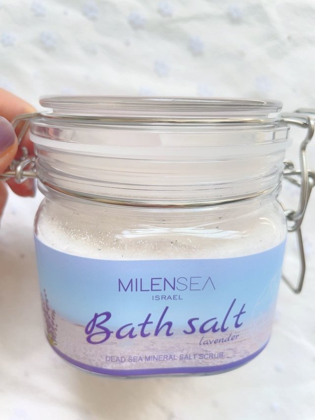 告别鸡皮｜米蓝希死海矿物浴盐
