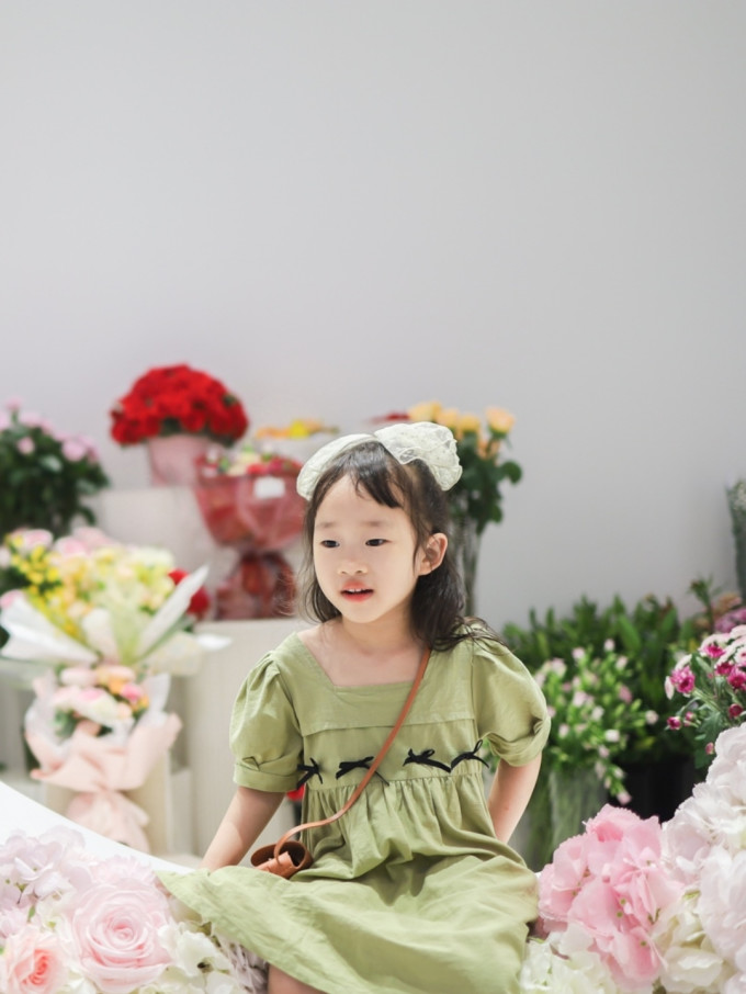 蓝小爸女童连衣裙