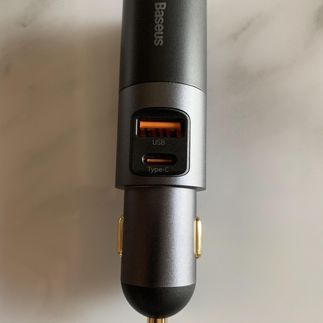 无限套娃神器！倍思60W车载2合1充电器