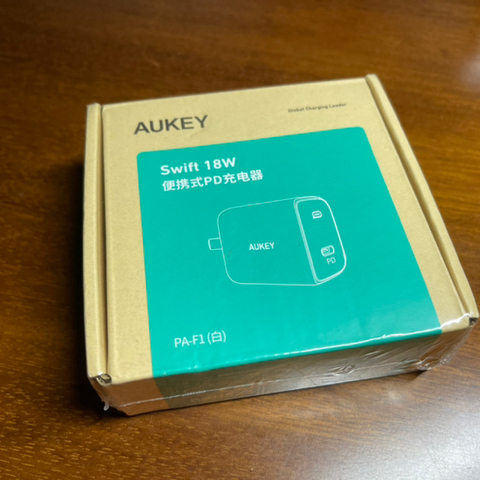 18w虽然有点鸡肋，但是抵不住便宜的诱惑，aukey 18w充电器入手