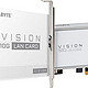 技嘉发布 VISION 10G 万兆网卡，雪装配色，长的像声卡