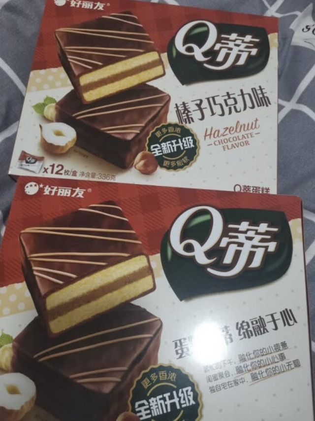 香甜软糯的好丽友Q蒂蛋糕忍不住想吃