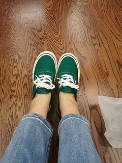 绿色布鞋