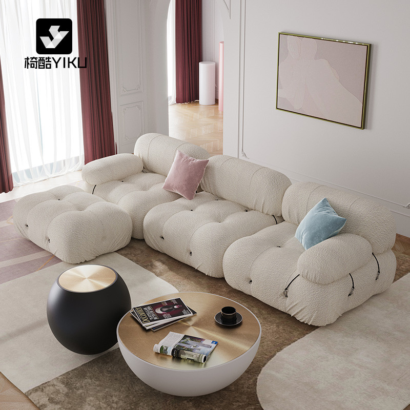 舒适美貌的模块化沙发，像积木一样灵活，大客厅、小客厅都能用！