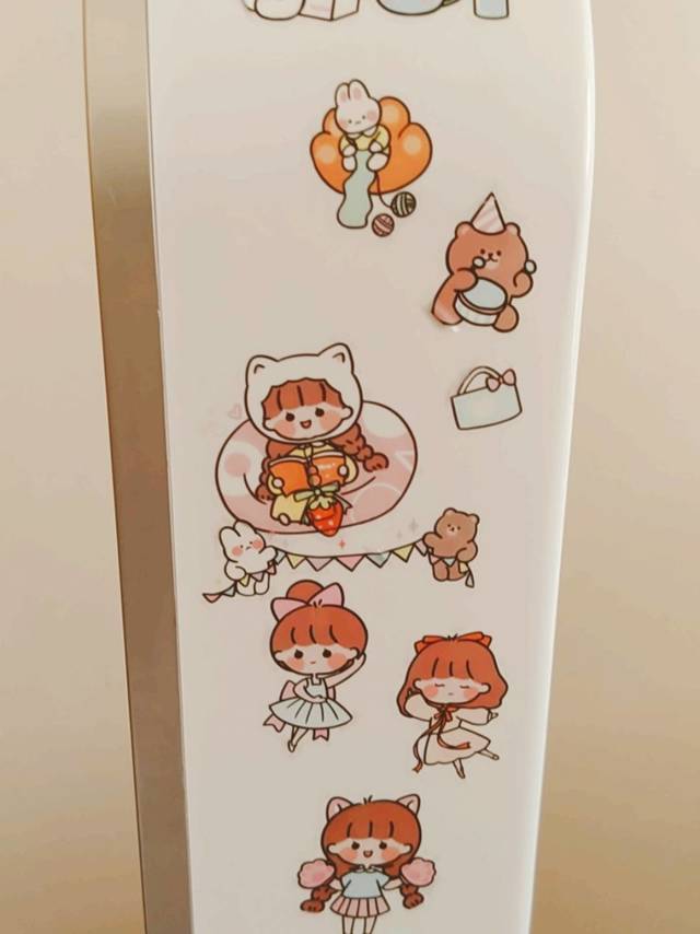 当娃有了一整本PET手帐贴纸……