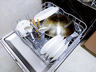 能洗锅的13套自动开门洗碗机