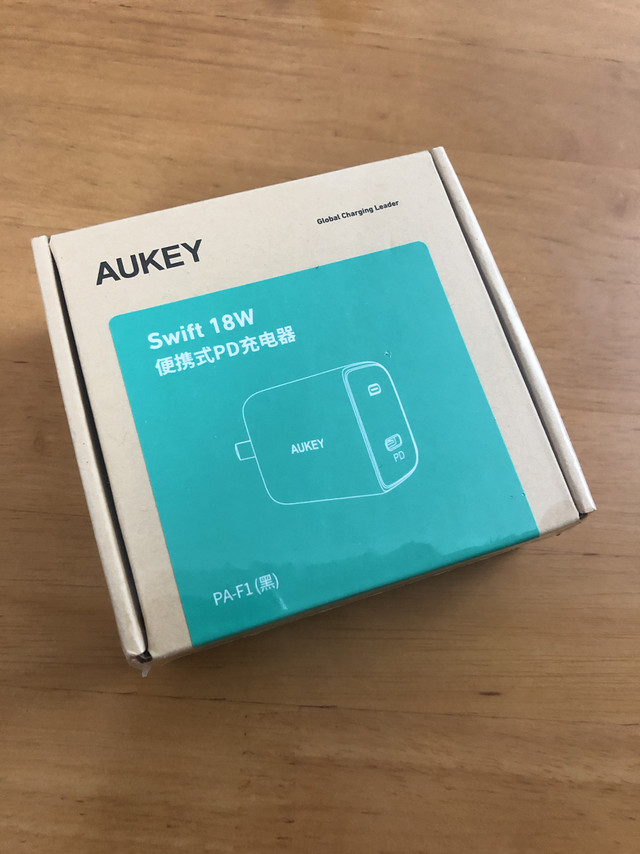 aukey 折叠pd快充