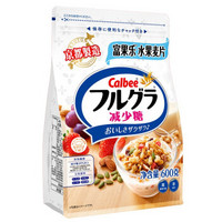 卡乐比Calbee日本进口冲饮谷物零食营养早餐燕麦片减少糖水果麦片600g