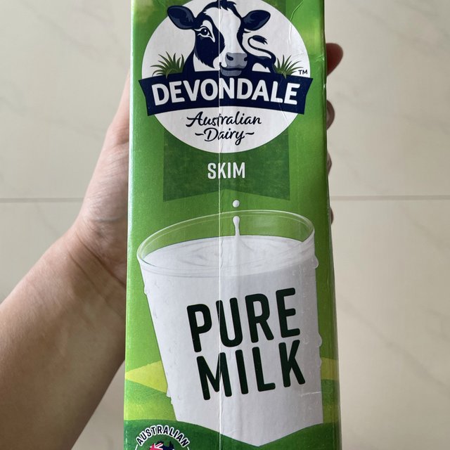 devondale德运脱脂纯牛奶1l10盒3件