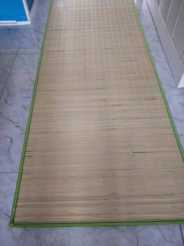竹席打地铺真是太爽了