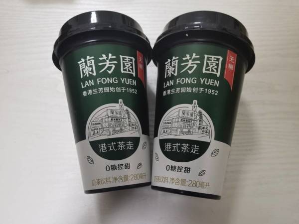 lanfongyuen兰芳园无糖港式茶走280ml6杯