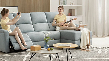 顾家上新科技布功能沙发，耐磨耐脏易打理，双躺位多尺寸，大小户型都适配！