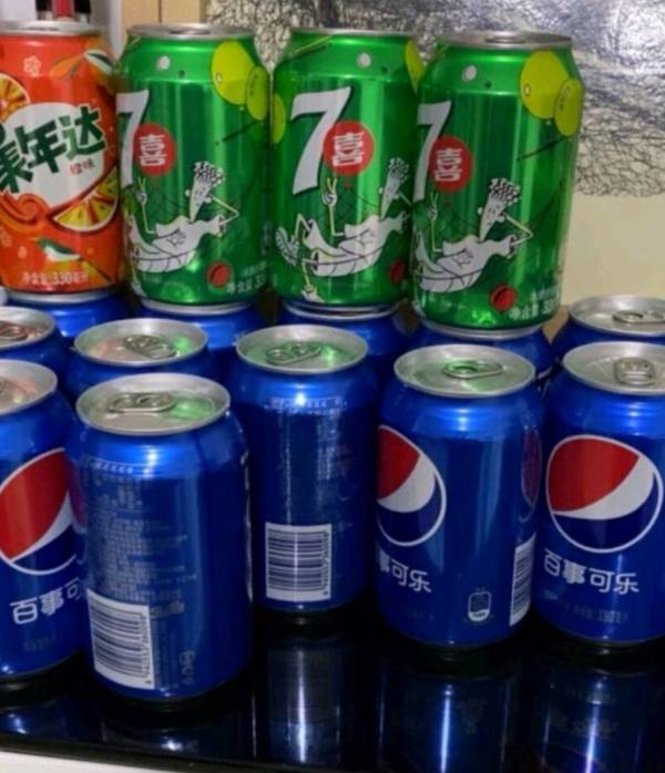 百事可乐百事七喜美年达1644混装can330ml24