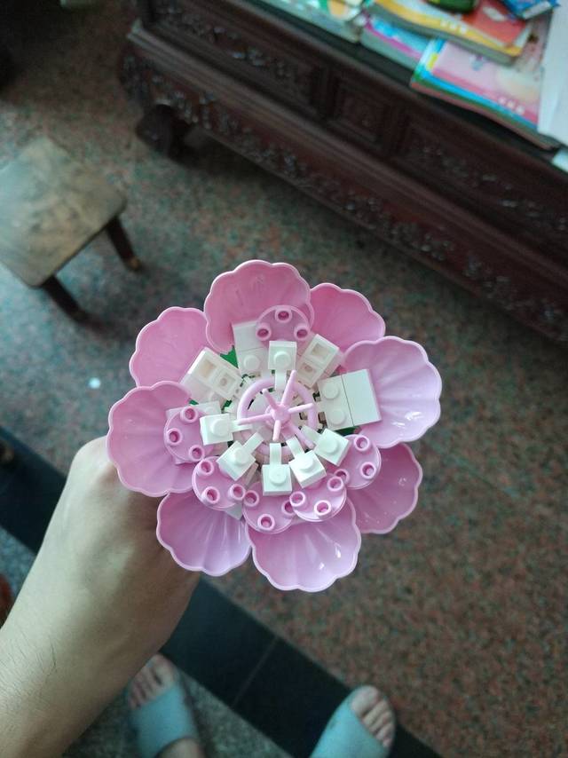 积木花