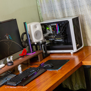 清凉夏日 分形工艺Meshify 2 熊猫色装机作业-11700K+Z590A吹雪+3080TI