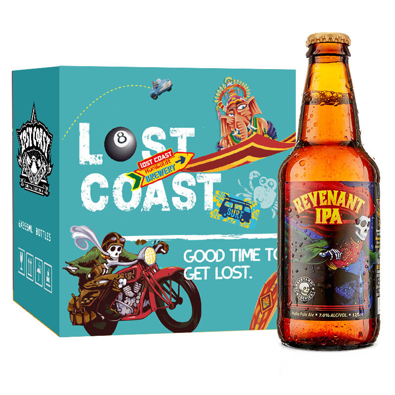 清苦怡神—迷失海岸（LOST COAST)亡魂IPA精酿啤酒355ml品鉴体验