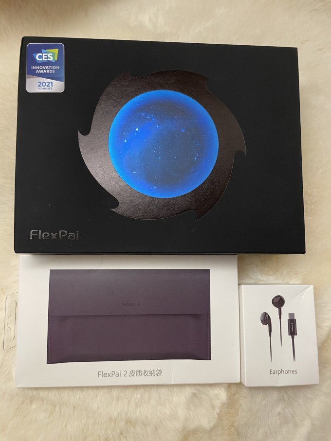 晒晒拿到的柔宇flexpai2折叠屏手机
