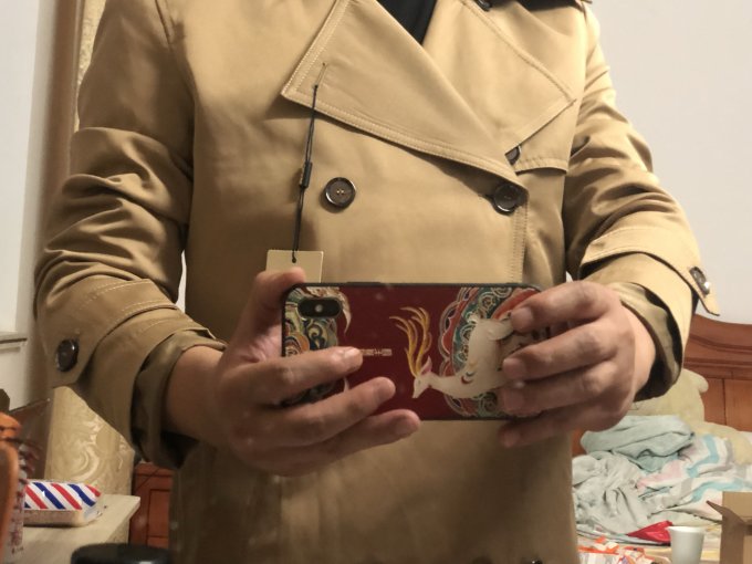 罗蒙男士风衣