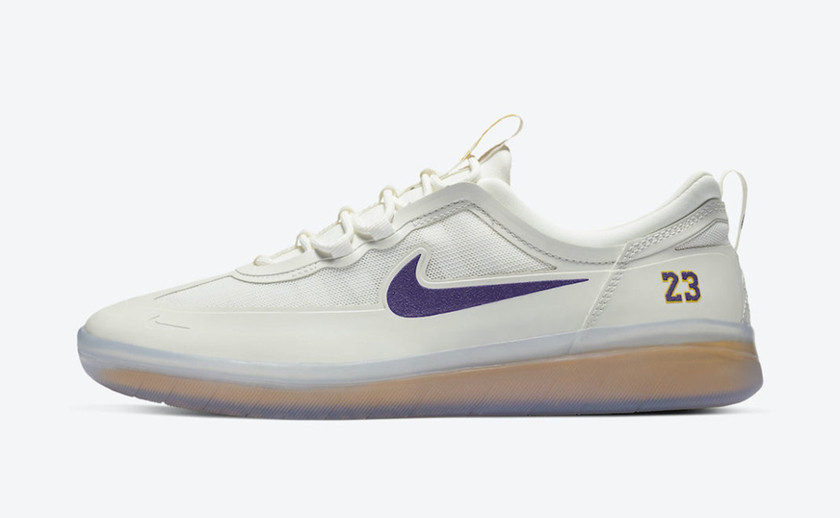 NBA x Nike SB Nyjah Free 2 “Lakers” 官图曝光！细节满满！