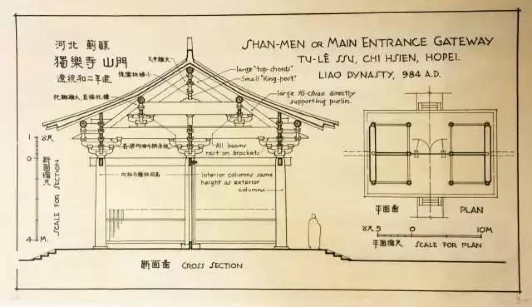 梁思成的手绘中国古建筑,惊艳了世人