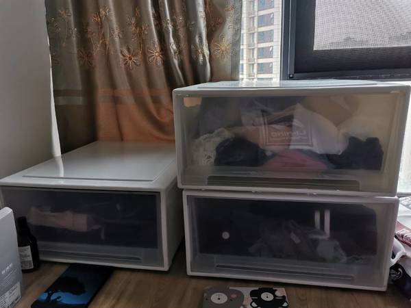 55升大容量抽拉收纳盒，卧室随手收纳利器