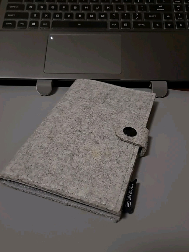 当当优品 毛毡长款钱包