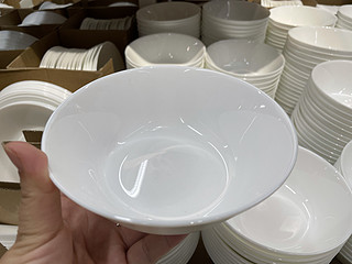 宜家奥夫塔白色钢化玻璃碗，绝对物美价廉
