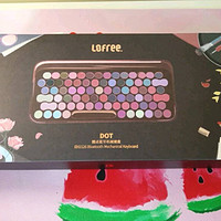洛斐玫瑰金限量版茶轴无线机械键盘
