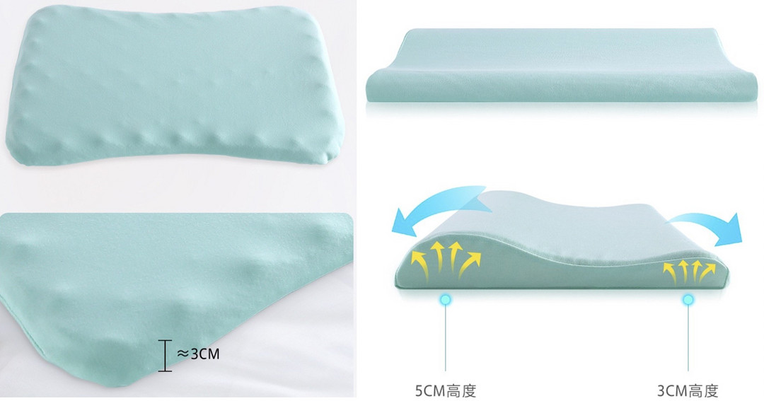 慕思4D硅胶儿童护颈枕，温和承托+长久干爽，让宝宝整晚舒睡~