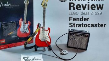  兄弟积木评测：即将发售的21329Fender Stratocaster吉他套装