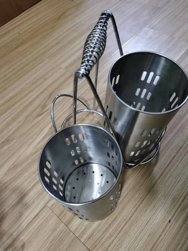 不锈钢筷筒真材实料,分量十足