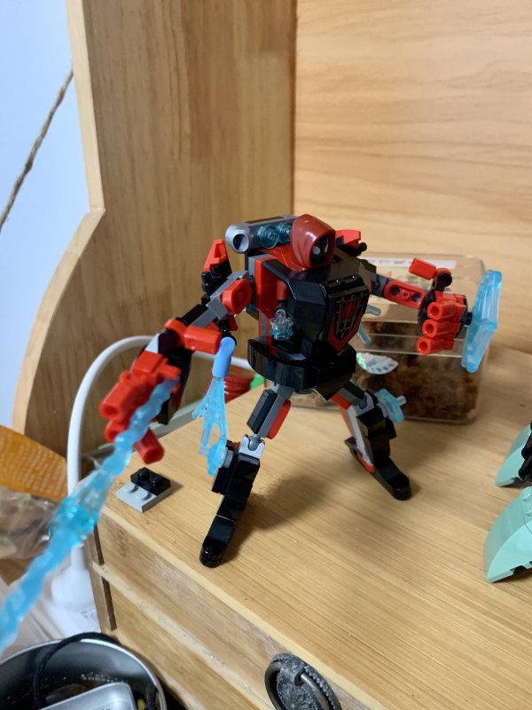 积木之家lego乐高76171spiderman蜘蛛侠系列迈尔斯莫拉莱斯机械装甲