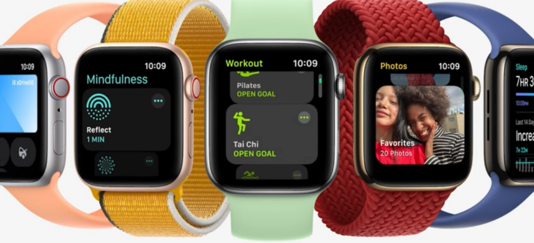 苹果宣布 Watch 7 系列手表将于10月8日开启预售