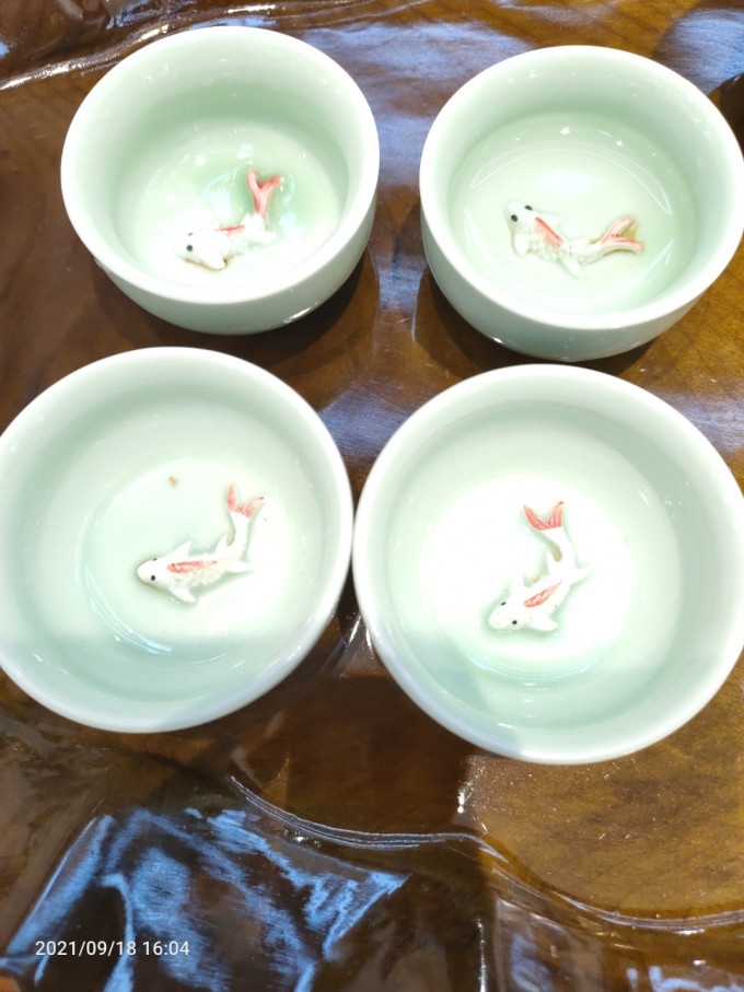 金镶玉茶具
